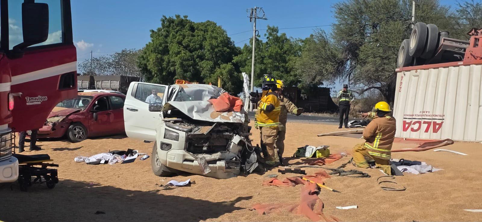 Muere trabajador de parque eólico tras accidente en carretera Victoria-Zaragoza