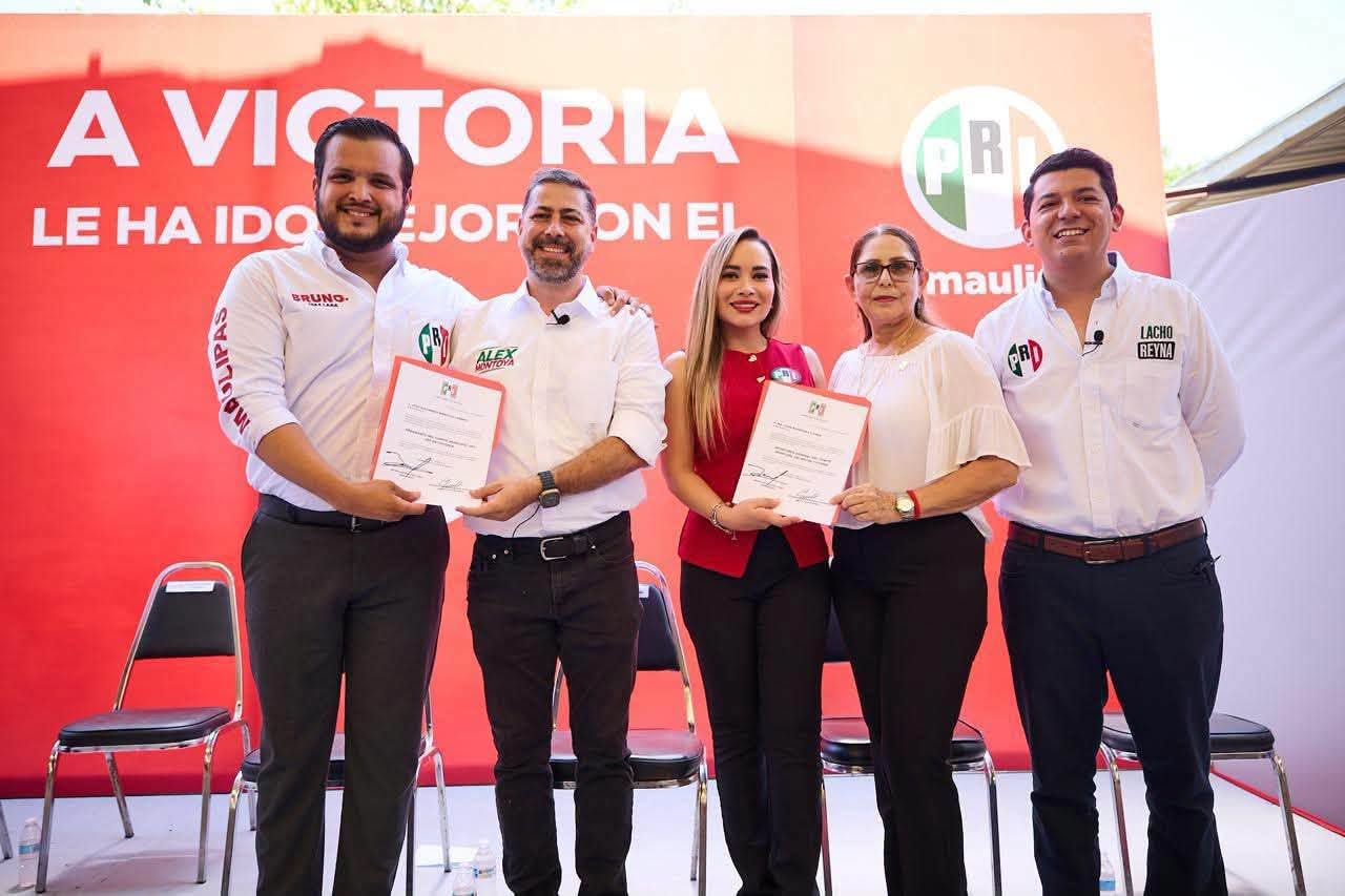 Alejandro Montoya Lozano, reelecto presidente del Comité Municipal del PRI en Ciudad Victoria, Tamaulipas