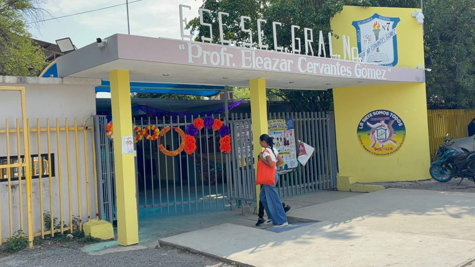 Mobilización en secundaria de Ciudad Victoria por presuntas amenazas