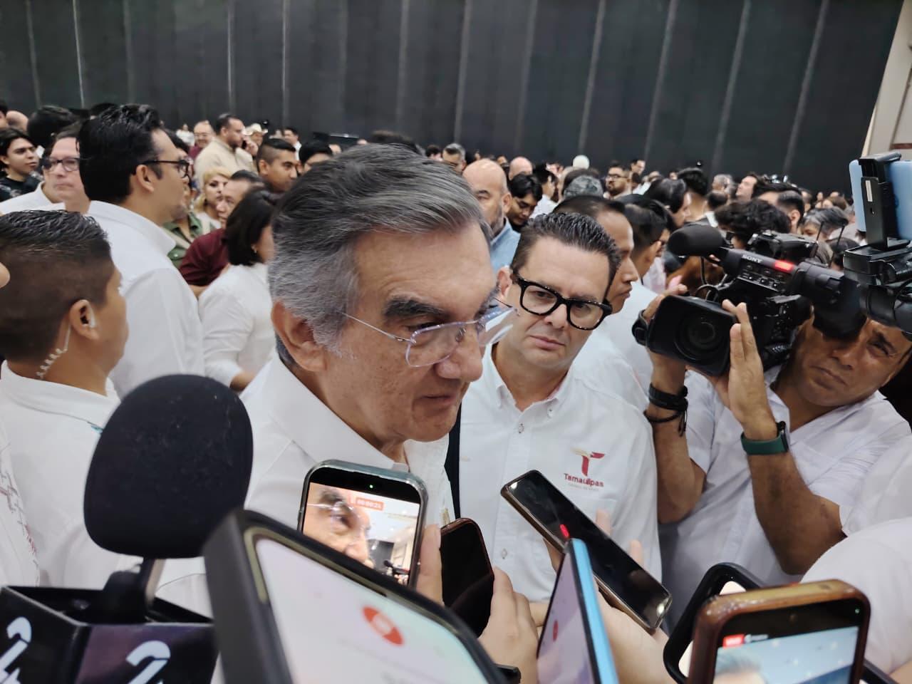Américo Villarreal respalda a Sheinbaum en caso Rocha Moya
