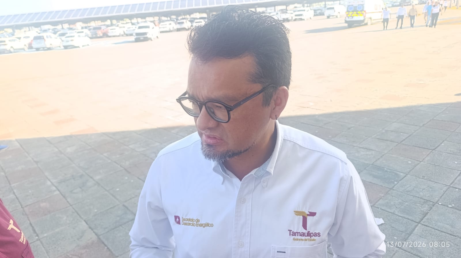 Poste de electricidad de CFE en Tamaulipas durante la temporada de apagones por calor