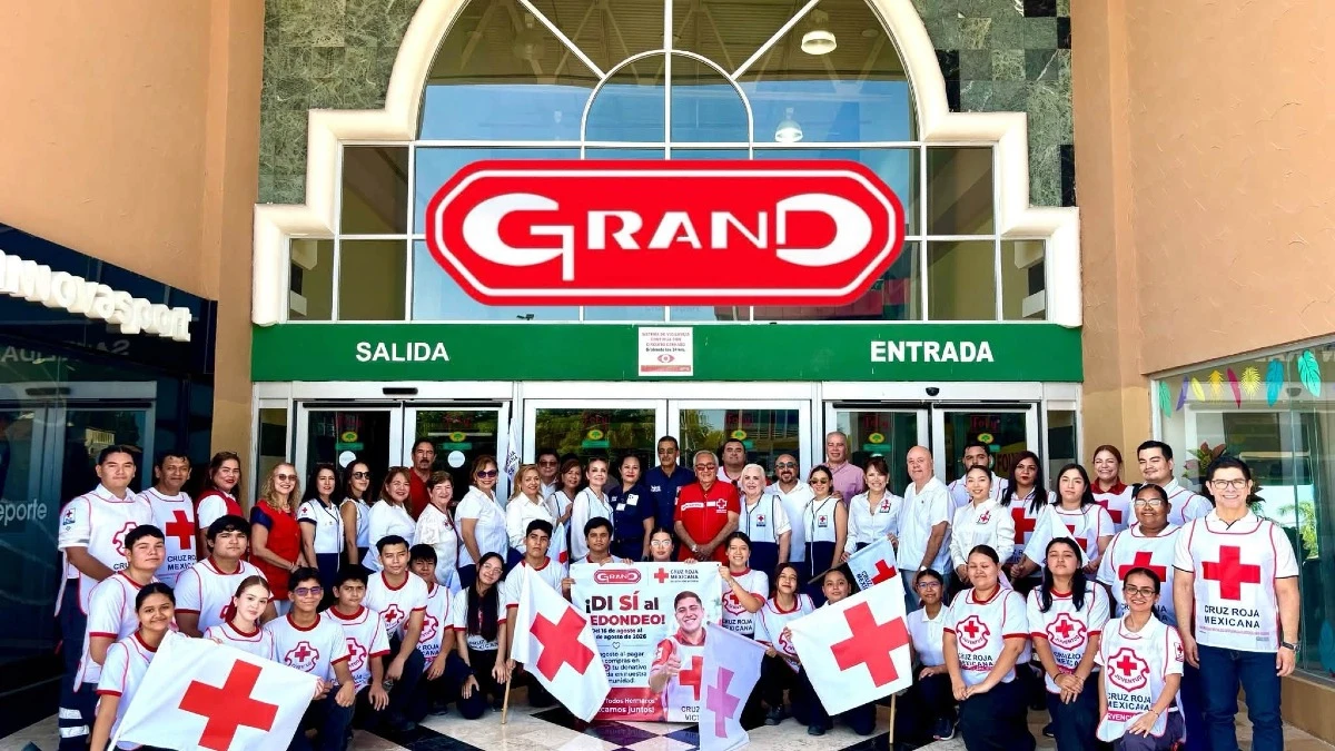 Arranca el redondeo en Tiendas GranD a beneficio de la Cruz Roja Delegación Victoria