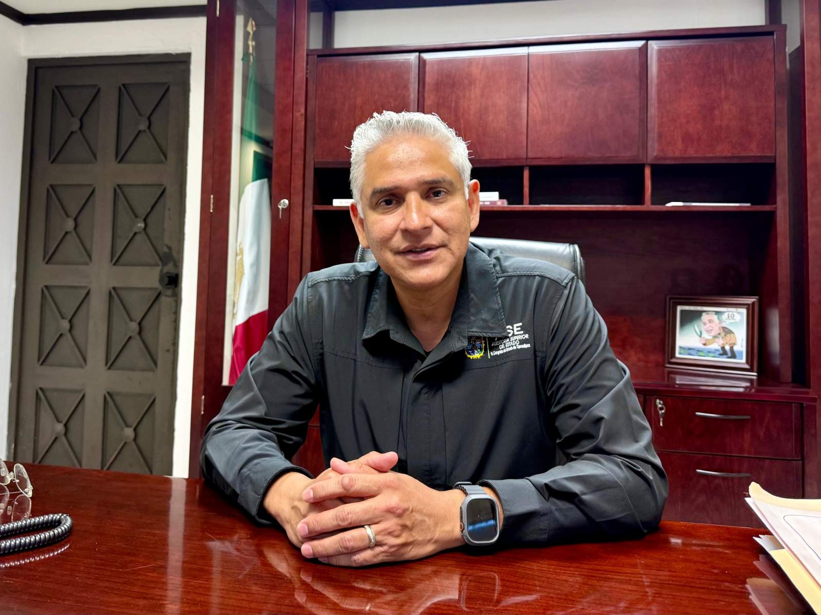 Francisco Noriega Orozco, titular de la ASE Tamaulipas, anuncia dictaminación parcial de la cuenta pública 2025