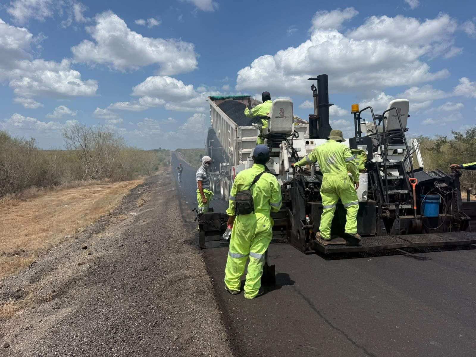 SICT Tamaulipas pide precaución por trabajos en carretera Estación Manuel-La Coma