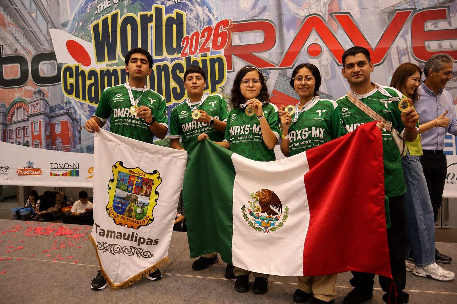 CONALEP Tamaulipas gana segundo lugar mundial de robótica en Japón