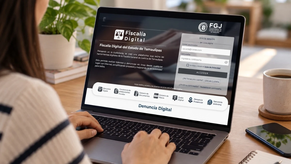 Estos trámites de la Fiscalía ya puedes hacer desde casa en Tamaulipas