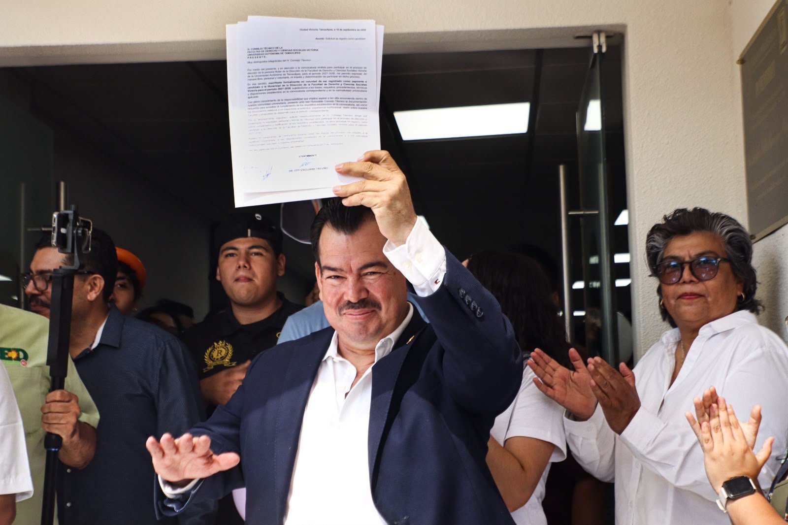 Con respaldo estudiantil, director de Derecho Victoria busca reelegirse para 2027-2030