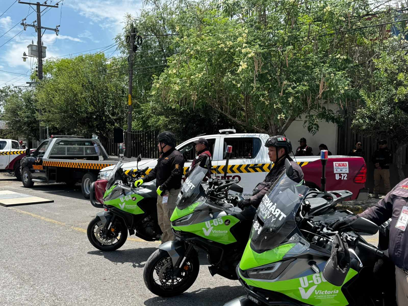 Patrullas de Tránsito Municipal de Ciudad Victoria gestionadas con recursos del Fondo de Capitalidad