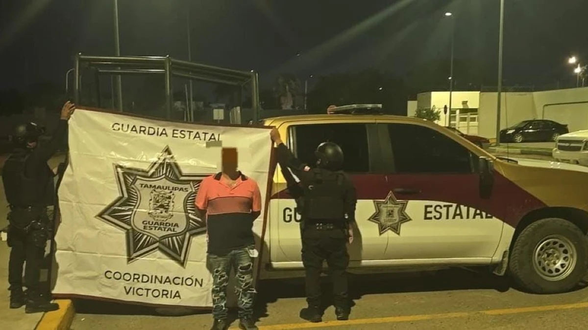 Guardia Estatal detiene a un hombre por robo con violencia y lesiones en una tienda de la colonia Valle de Aguayo