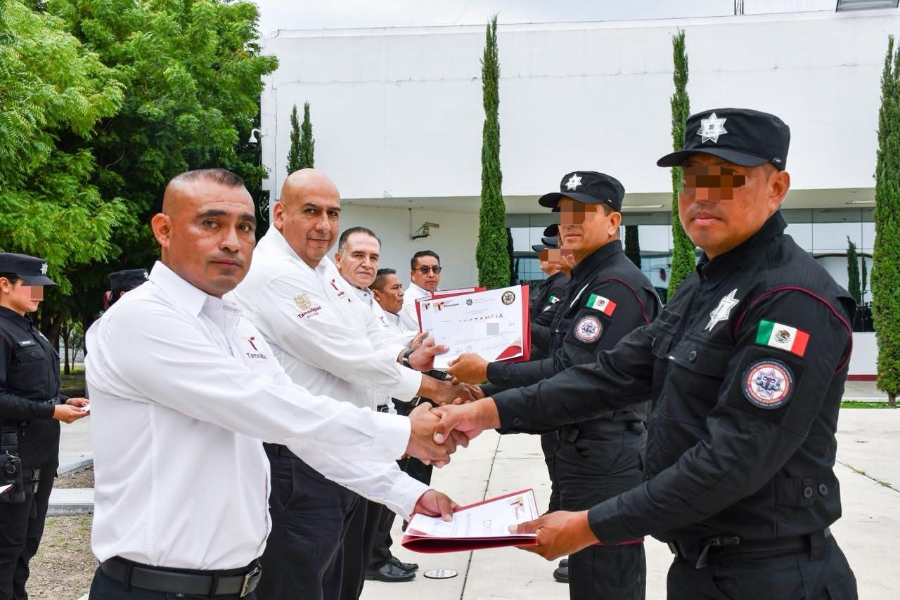 Guardia Estatal de Tamaulipas concluye octavo escalón de adiestramiento en protección a funcionarios
