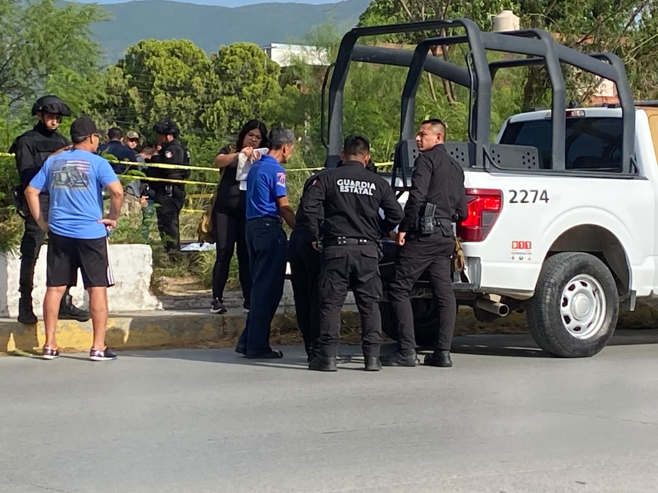 Vías del ferrocarril en el fraccionamiento Los Fresnos donde un hombre murió presuntamente arrollado por el tren