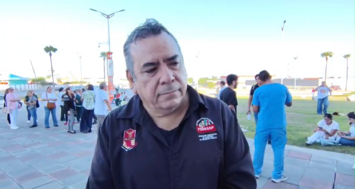 Trabajadores de Salud en Tamaulipas exigen igualdad laboral en protesta