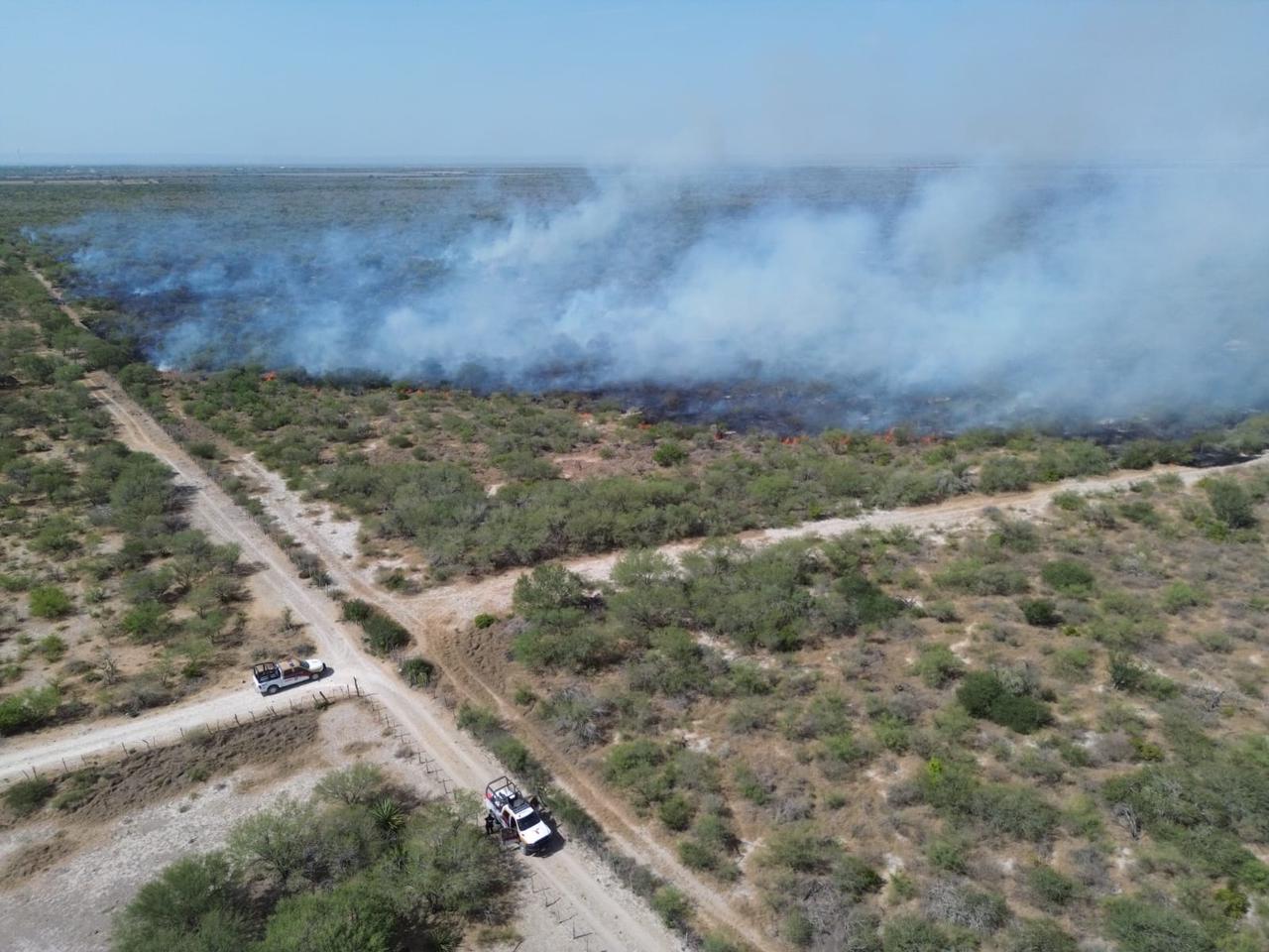 Incendio en ejido de Jiménez reactiva Plan Tamaulipas