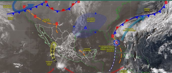 Pronostican lluvias y viento en Tamaulipas este día