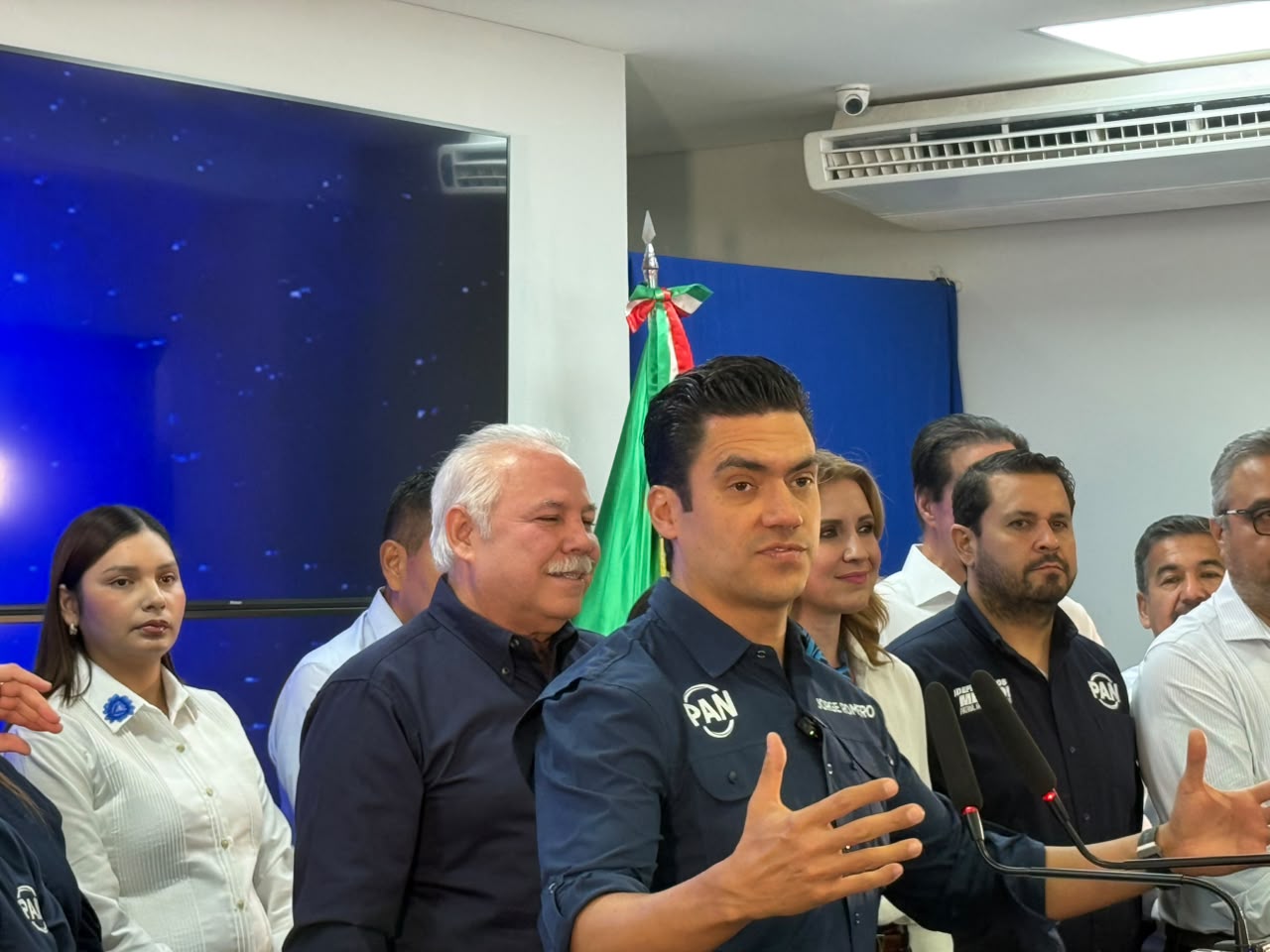 PAN denuncia a Morena como 'narcopartido' durante visita a Victoria