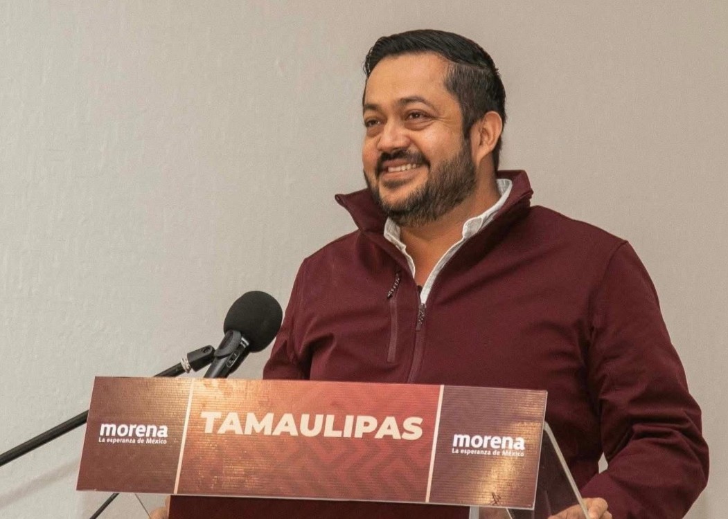 Rómulo Pérez Sánchez, dirigente de Morena Tamaulipas, anuncia filtros SAT y UIF para candidatos 2027 en Ciudad Victoria