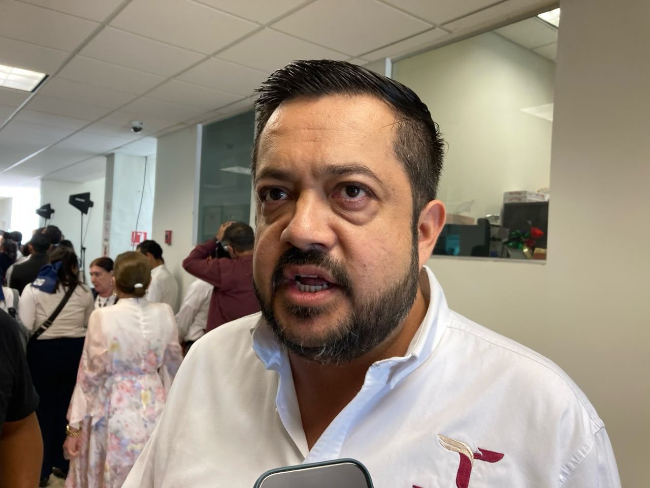 Rómulo Pérez Sánchez, presidente del Consejo Estatal de Morena Tamaulipas, durante declaraciones sobre el PAN y el proceso electoral 2027.