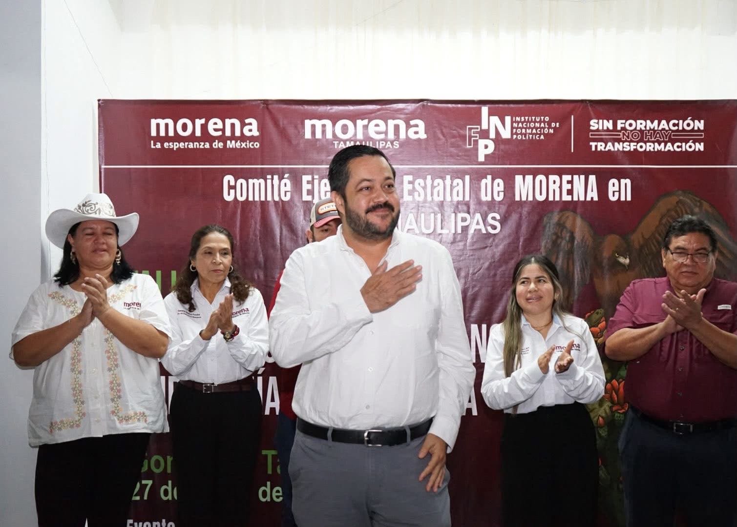 Rómulo Pérez Sánchez, presidente del Consejo Político Estatal de Morena en Tamaulipas, habla sobre el proceso de selección de candidatos para 2027