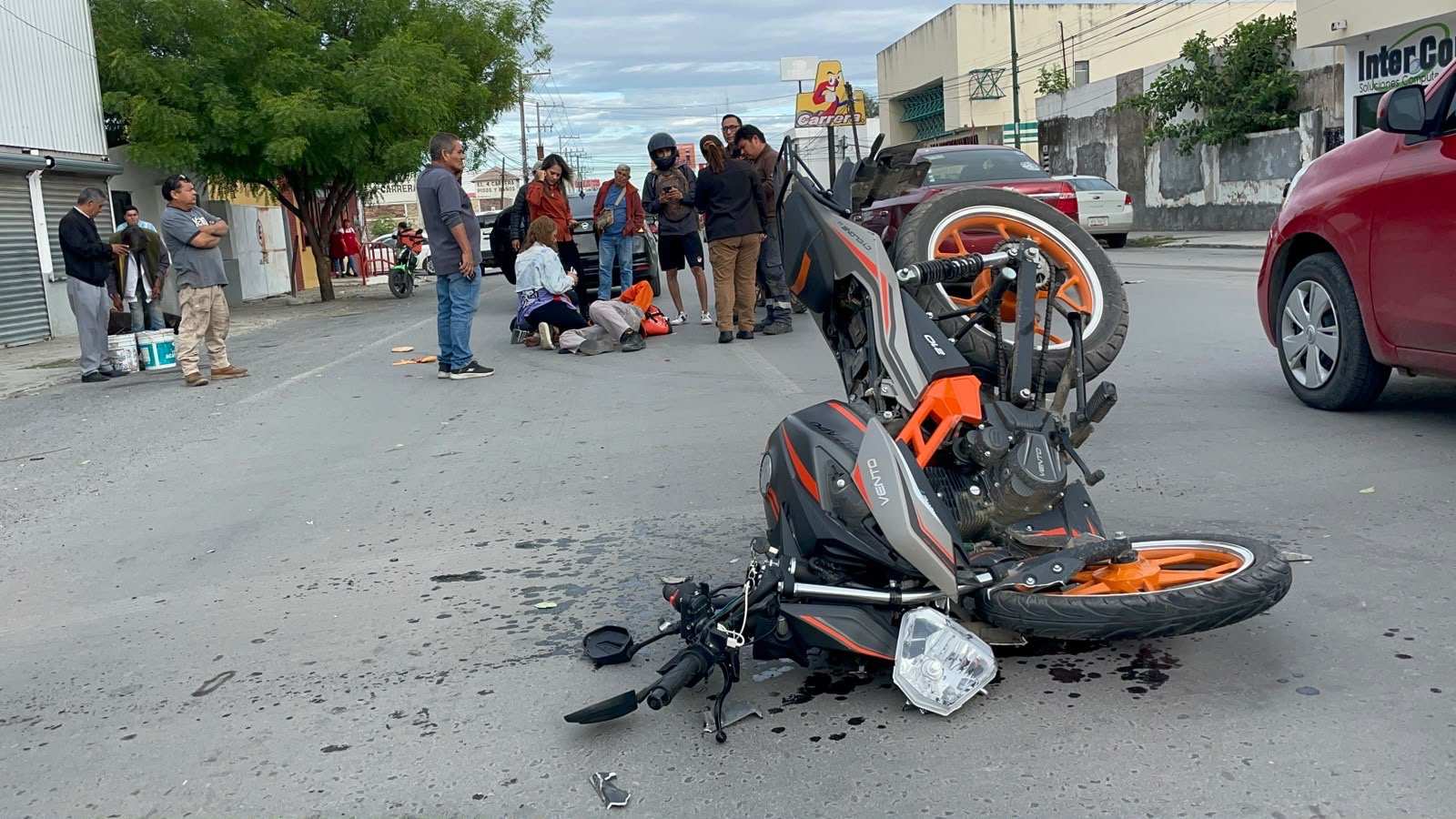Repartidor de Didi Food atropellado por auto que se dio a la fuga en Victoria