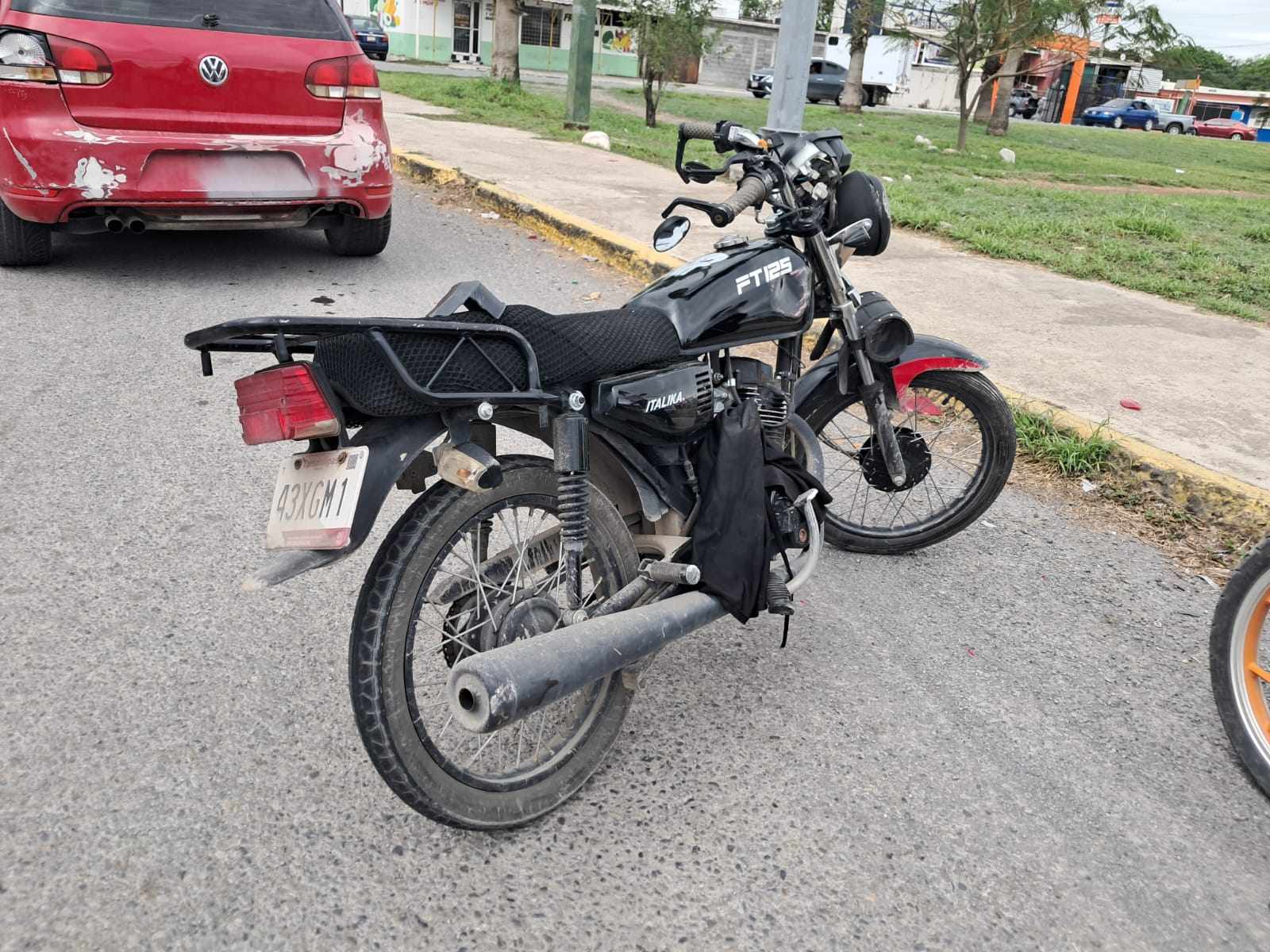 Motociclista lesionado tras choque en avenida Fidel Velázquez, Ciudad Victoria