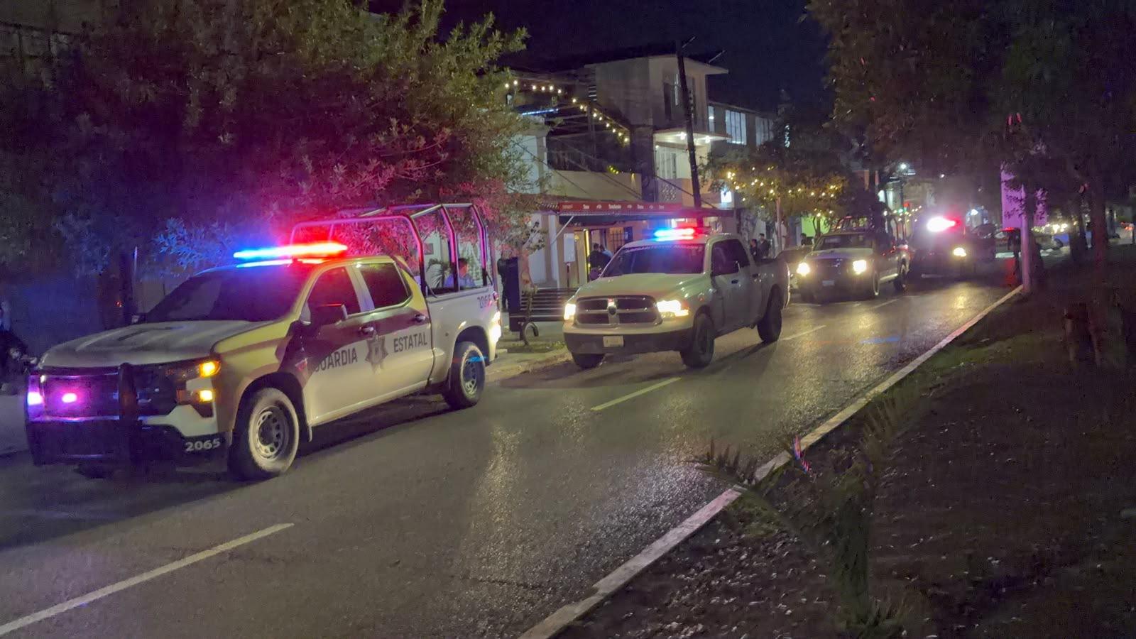 Detonaciones de arma de fuego provocan operativo policial en el centro de Ciudad Victoria