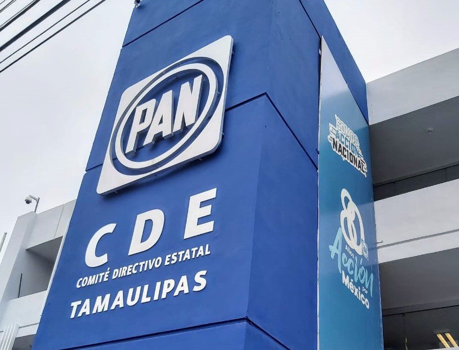 Logotipo del PAN con sede en Ciudad Victoria, Tamaulipas, en el contexto de la apertura de candidaturas ciudadanas 2027