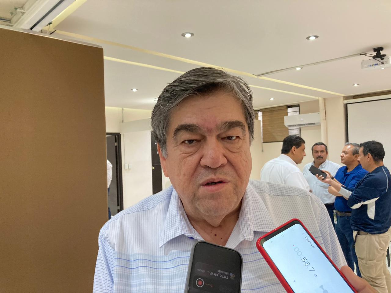 Arcenio Ortega Lozano, comisionado nacional del Partido del Trabajo Tamaulipas, en entrevista en Ciudad Victoria