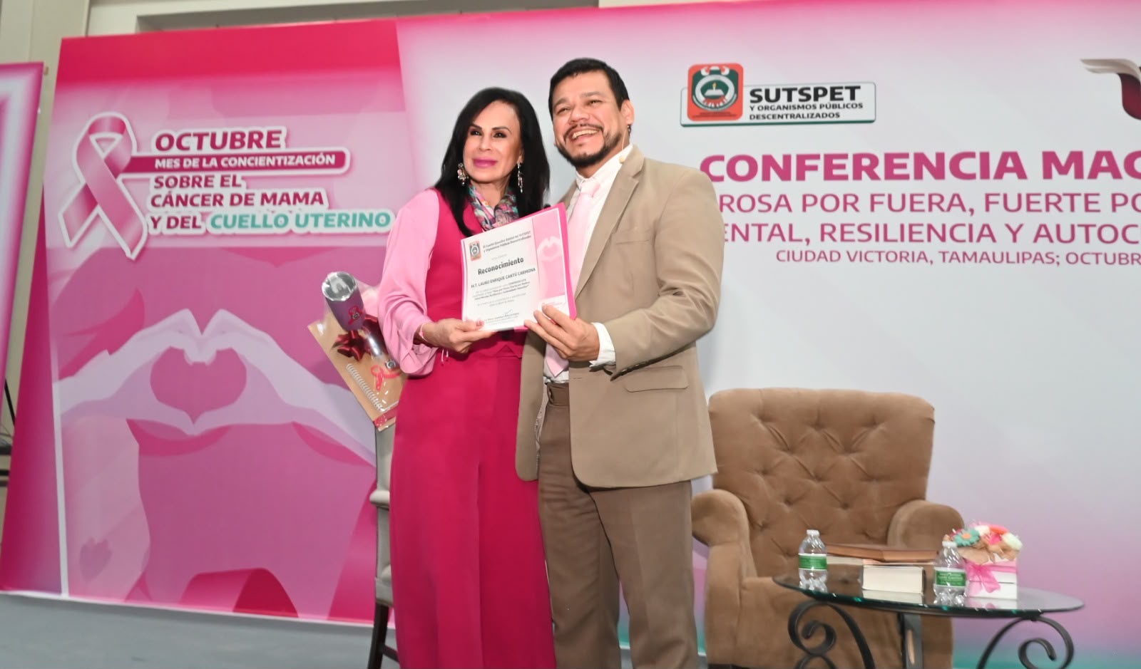 SUTSPET promueve autocuidado y prevención del cáncer de mama