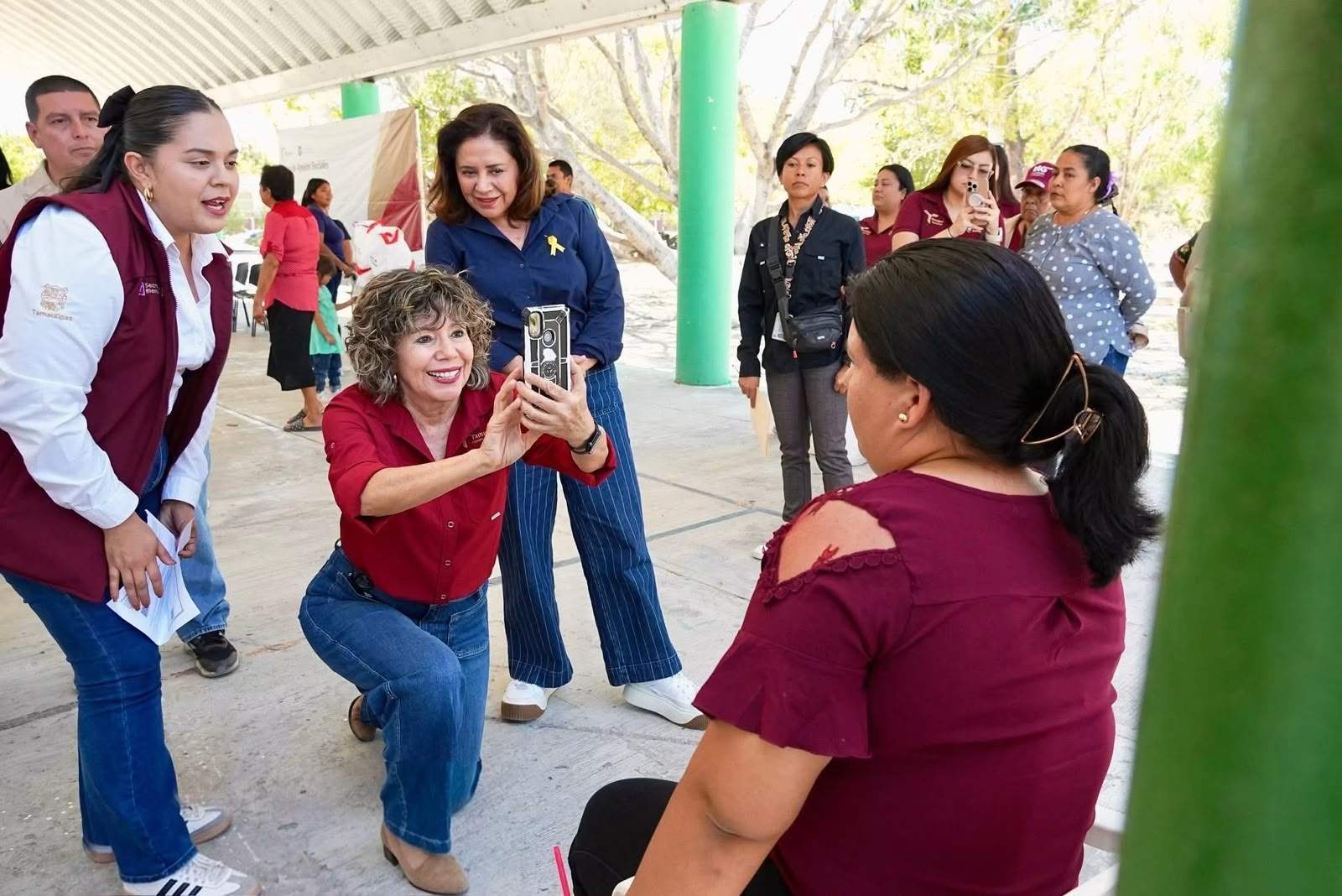 Titular de SEBIEN Silvia Casas González anuncia continuidad de programas sociales en año electoral en Tamaulipas