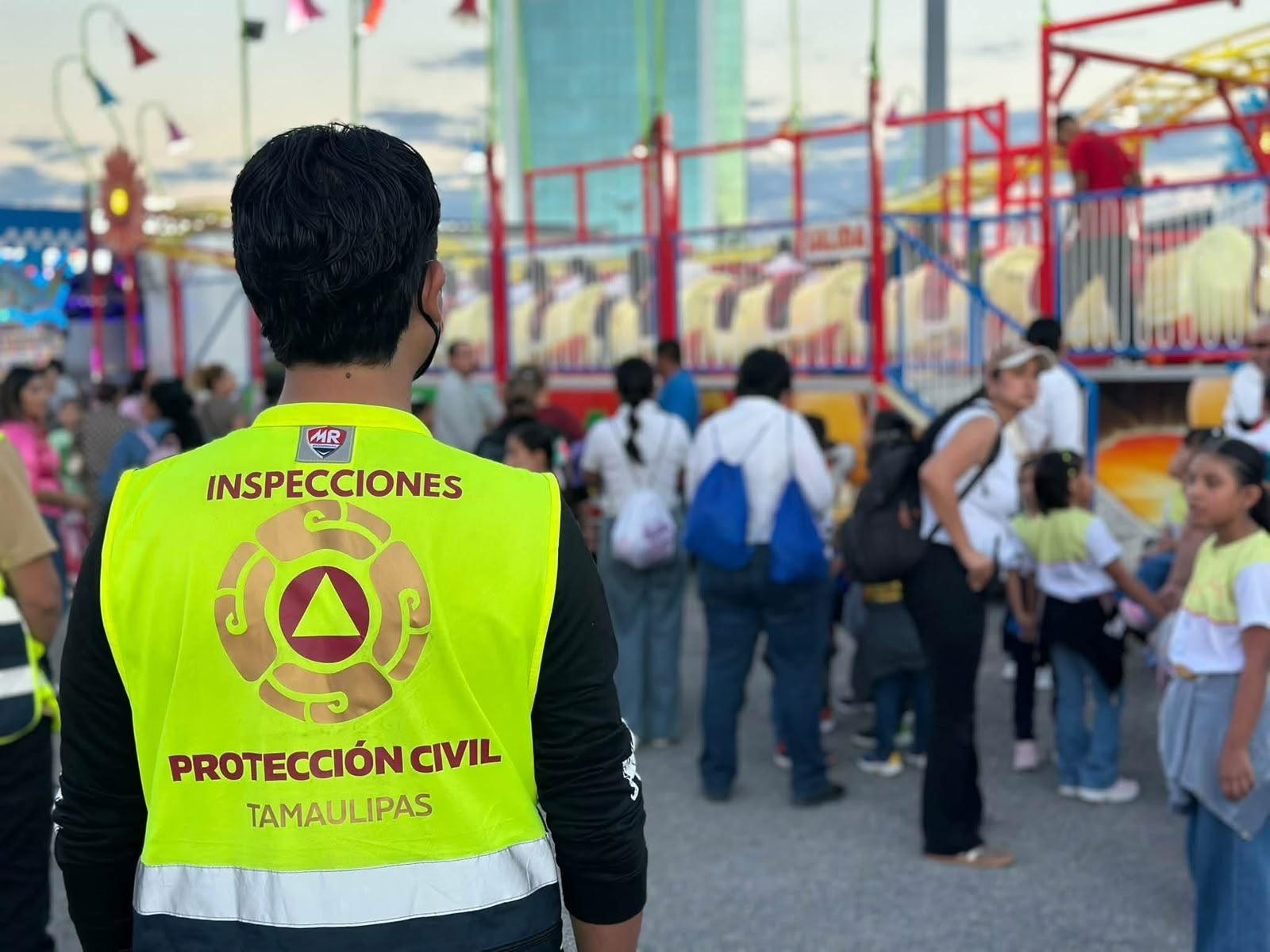 Operativo de Protección Civil resguarda la Feria Tamaulipas 2026