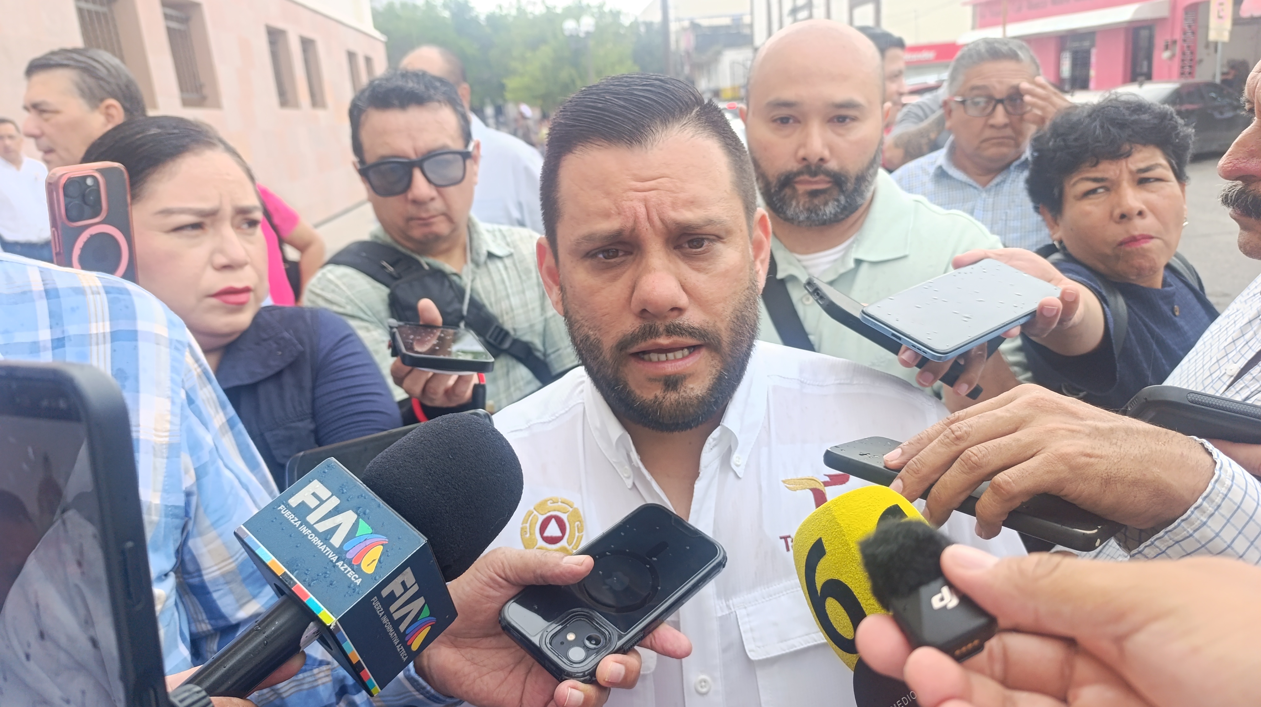 Luis Gerardo González de la Fuente, coordinador de Protección Civil Tamaulipas, habla sobre el riesgo por lluvias en Ciudad Victoria