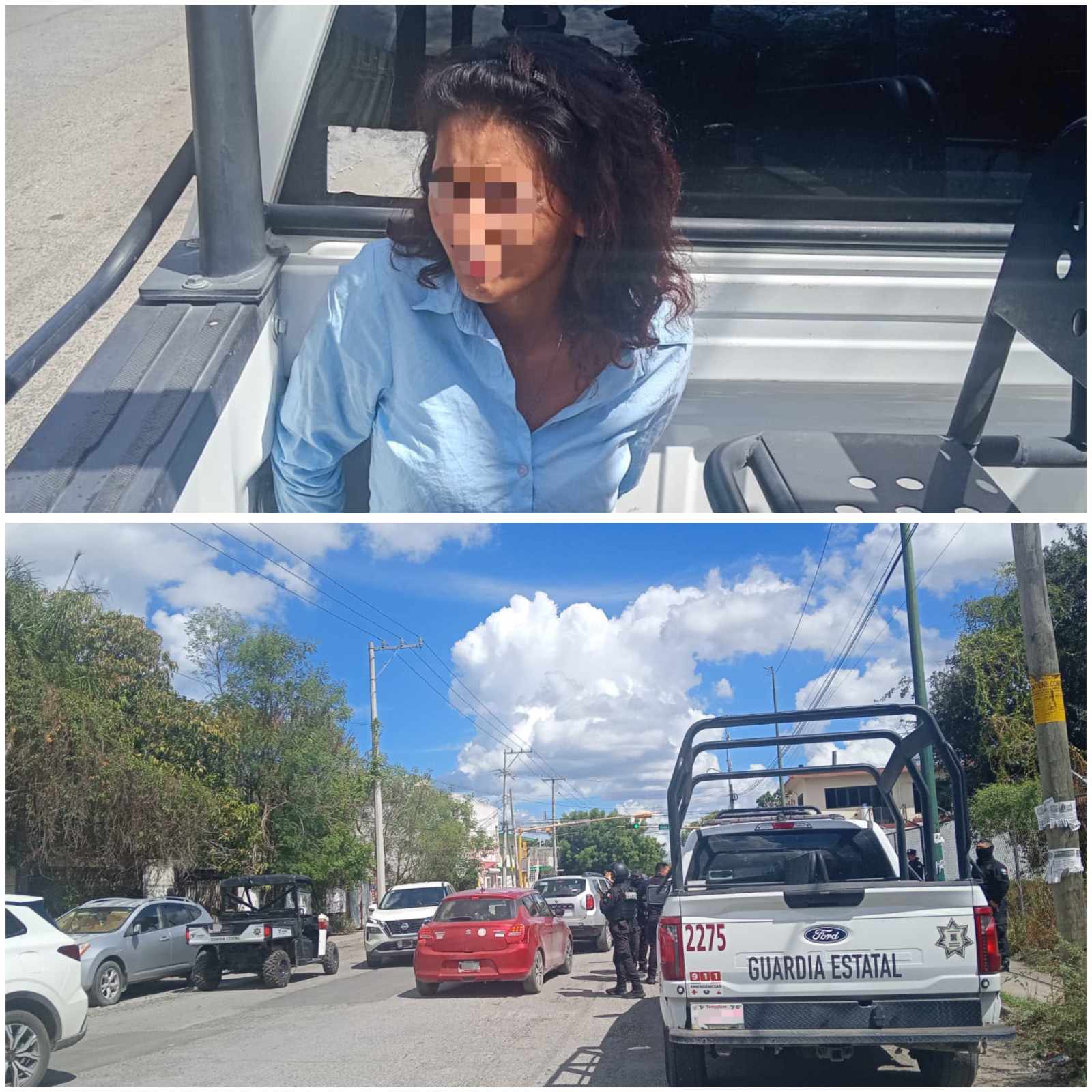 Detienen a mujer por presunto robo de identidad al intentar recoger motocicleta en Ciudad Victoria