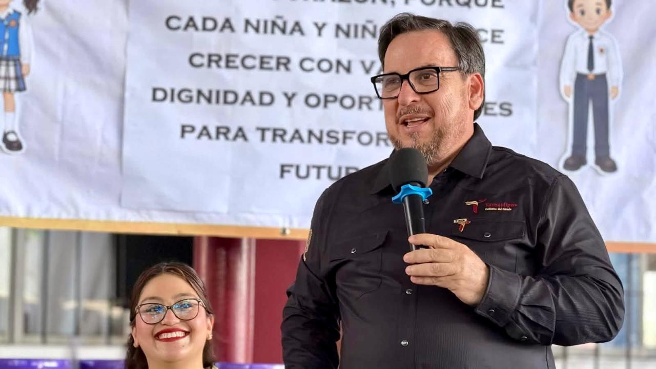 Escuela pública de Tamaulipas con señales de vandalismo tras robos al cierre del ciclo escolar