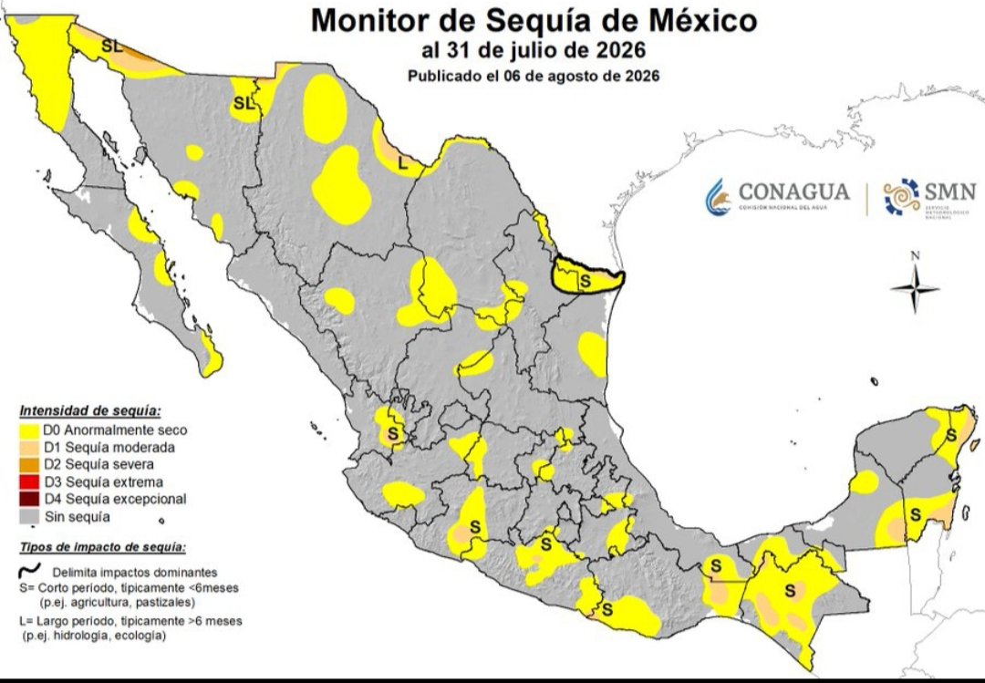 Tamaulipas, quinto lugar nacional en municipios afectados por sequía: Conagua