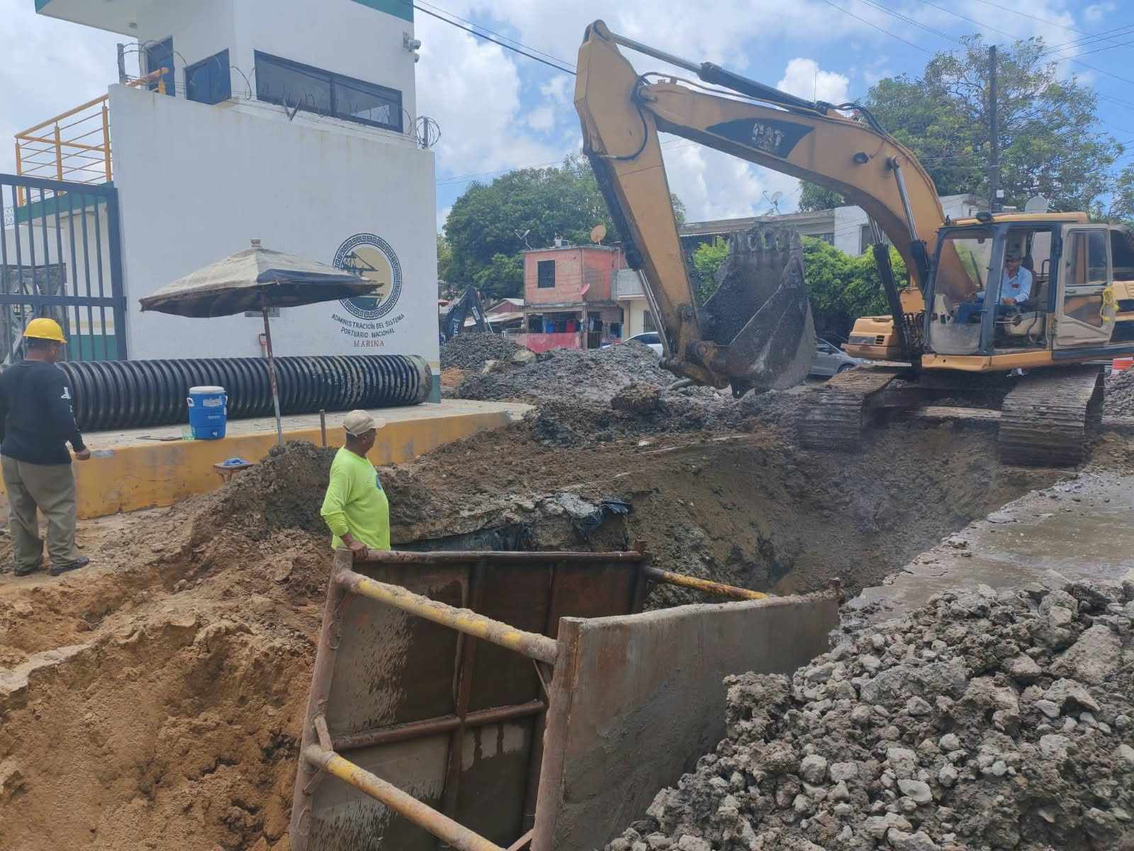 Avanzan trabajos de atención a socavones en Tampico y Ciudad Madero