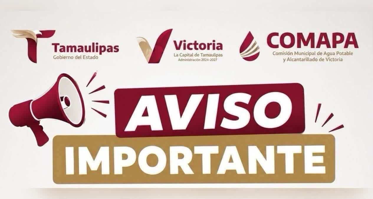 Más de 300 zonas de Victoria tendrán baja presión de agua este martes