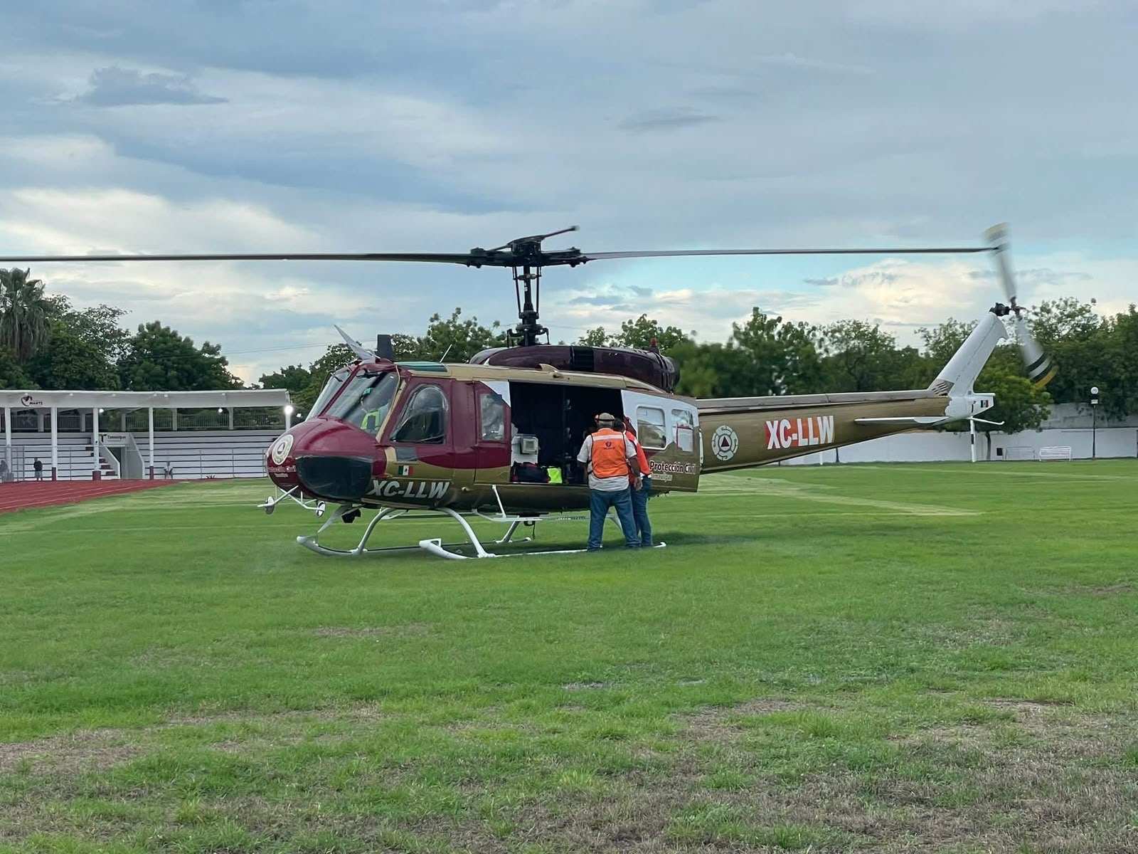 Trasladan en helicóptero a menor de Ciudad Mante a Ciudad Victoria para atención especializada