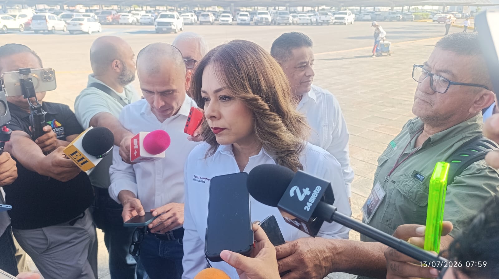 Tania Contreras López, presidenta del Poder Judicial de Tamaulipas, habla sobre el incremento de violencia familiar en Ciudad Victoria