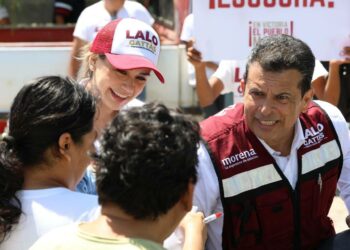 Crece ola guinda en Victoria y fortalece a Lalo Gattás