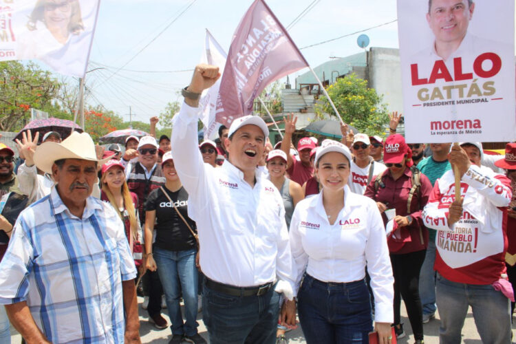 Lidera Lalo Gattás voto ciudadano en Victoria.