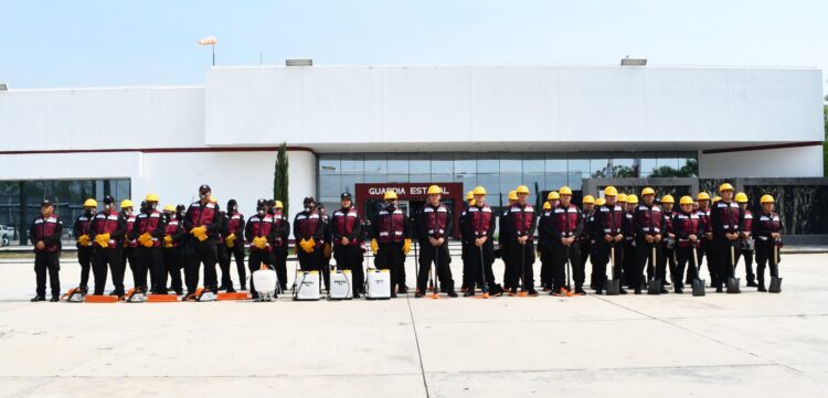 Plan Tamaulipas de la SSPT acude en atención a incendio forestal en ‘’La Chona’’