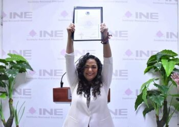 Recibió Olga Sosa Ruíz constancia de senadora electa por Tamaulipas