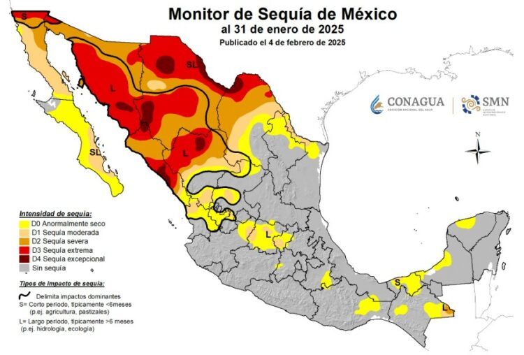 Padecen sequía 11 municipios del norte de Tamaulipas