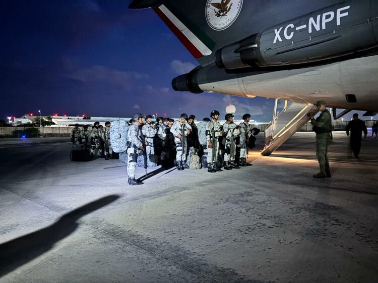 Guardia Nacional despliega 743 efectivos en la frontera tamaulipeca