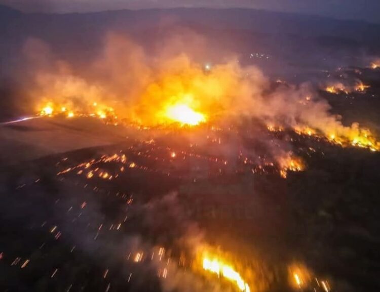 Alertan por incendios en la entidad
