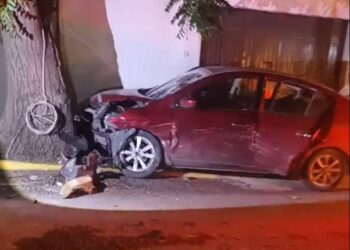 Conductor se da a la fuga tras provocar choque en el 19 Nuevo León