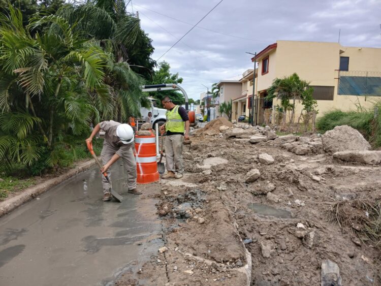Refuerzan infraestructura sanitaria en importante sector habitacional